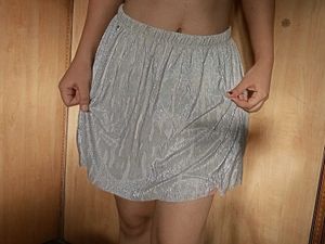 massimo dutti metallic skirt