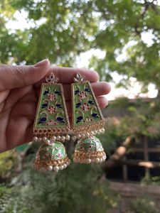 Karwachauth Special -Meenakari Earring💞💞💞💞👌👌