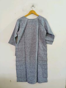 Grey Embroidery Kurta (Women's)