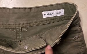 Olive Green Mini Cargo Shorts🫒