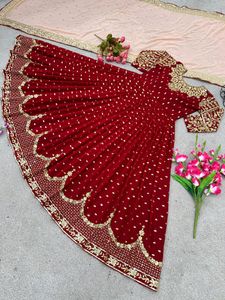 Party Wear Gown and Dupatta