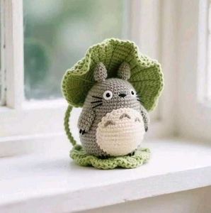 Handmade Crochet Totoro Figurine