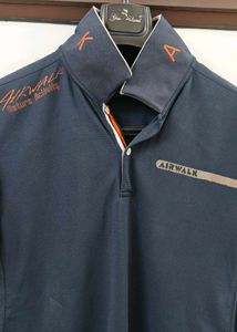Airwalk Navy Blue Polo T-Shirt