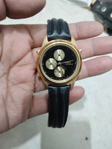 Timex Chronograph Watch - Gold Tone
