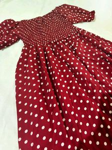 Chic Polka Dot Off-Shoulder Dress