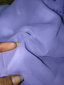 Lavendar Long Gown 🌟💎 Mirror Work Like New