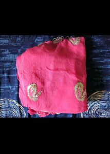 Pink Gotta Patti Saree