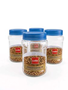 Cello Premium Storage Jars (Set of 4)