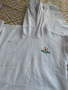 White Heineken Hoodie