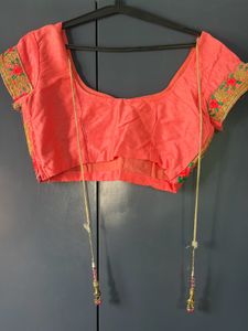 Beautifully Embroidered Pink Lehenga Skirt