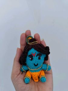 crochet Krishna doll Keychain/Charm