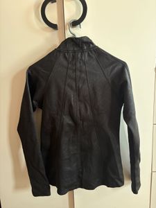 Black Embroidered Zip Jacket