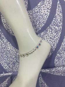Sparkling Silver Anklet