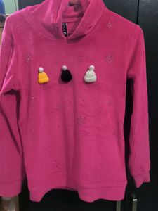 FREE 🎁 With Soft Velvet Girls Winter Hoodie