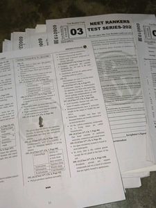 NEET Rankers Test Series Papers