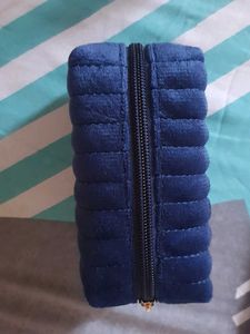 Estee Lauder Blue Cosmetic Pouch