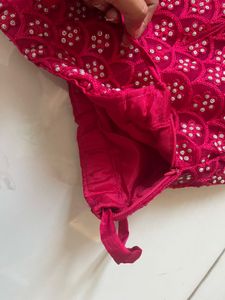 Pink Sequins Lehenga Choli
