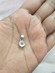 Elegant Silver stone Pendant