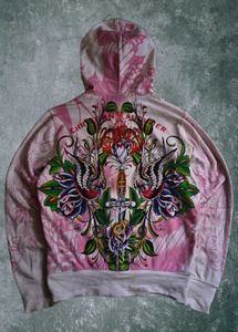Rare 2000s Christian Audiger Wings Zip Hoodie