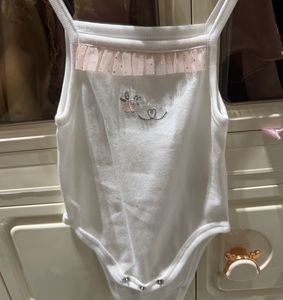 Baby Girls White Bodysuit