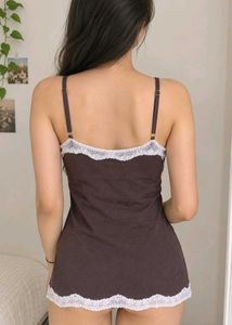 Cozy Lace Trim Sleep Camisole