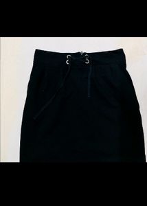 Classy Black Skirt Adjustable Waist