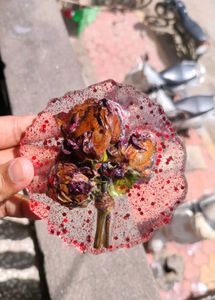 Floral Resin Coaster Bouquet