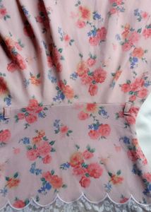 🌸🎀Floral pink Dress 🎀🌸