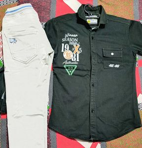 Stylish Men's Shirt and Pants Set