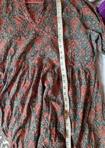 Floral Print Kurti Top
