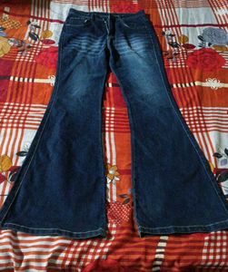 Flared Denim Jeans