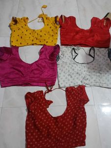 Assorted Ethnic Blouses - Pack of 5