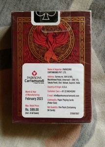 Bicycle Fyrebird Playing Cards