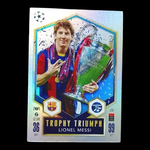 Collectible Trophy Triumph Card of Lionel Messi.