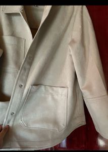 H&amp;M Suede Shacket Jacket