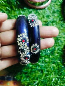 Sparkling Multi-Color Bangles Set