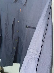 Columbia Men's Grey Long Sleeve Shirt
