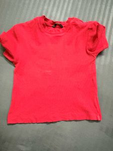 Classic Red Short Sleeve T-Shirt