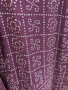 Vibrant Purple Bandhani Print Kurta