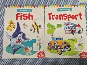 copy coloring book set of 4