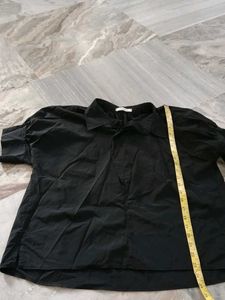 Classic Black Collared Shirt