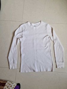 White Long Sleeve Top