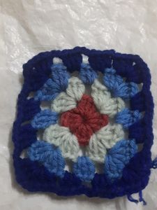 Granny Square Crochet Piece