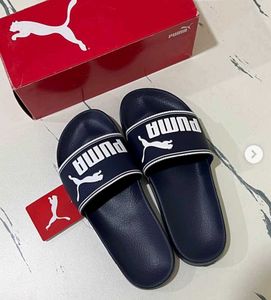 Puma Navy Slides - Comfortable & Stylish