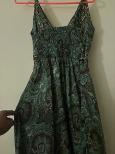 Boho Paisley Print Maxi Dress
