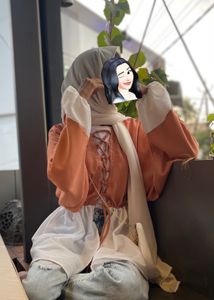 Cute Dress / Top In Peach And White