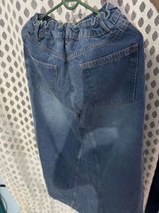 Denim Midi Skirt