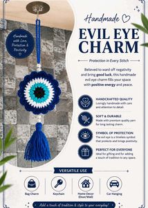 Handmade Evil Eye Wall Hanging