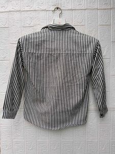 New with tag Striped Button-Up Shirt Pocket