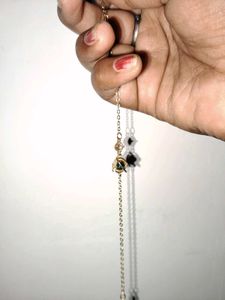 Delicate Gold Chain Bracelet with Charm